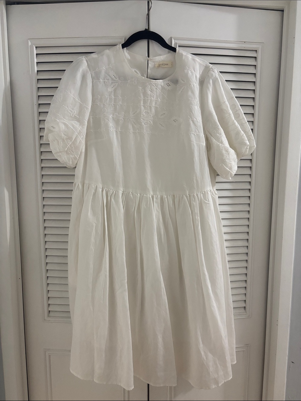 White Cottagecore Dress
